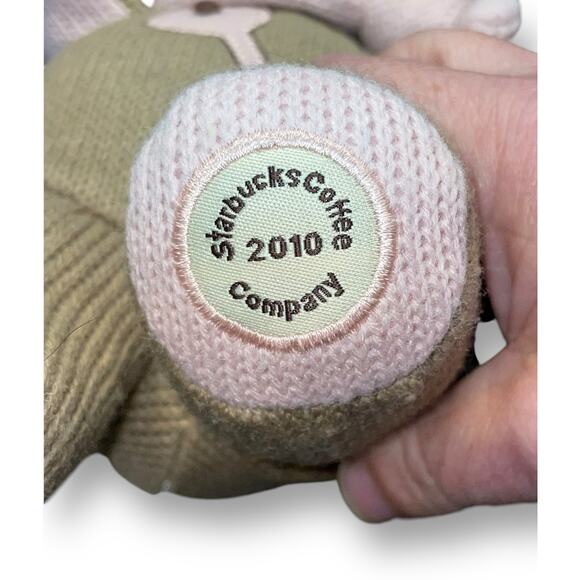 10" Starbucks Bearista Bear Plush Knit Key to My Heart Coffee Lover Holiday Gift - Picture 8 of 10